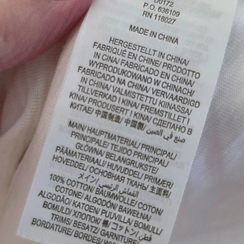 BODEN Solid White Ruffle Neckline Cotton Dress NWT - Picture 6 of 6